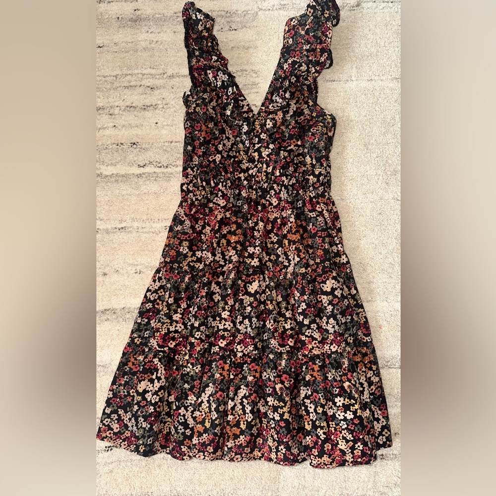 Abercrombie & Fitch Black Floral Dress